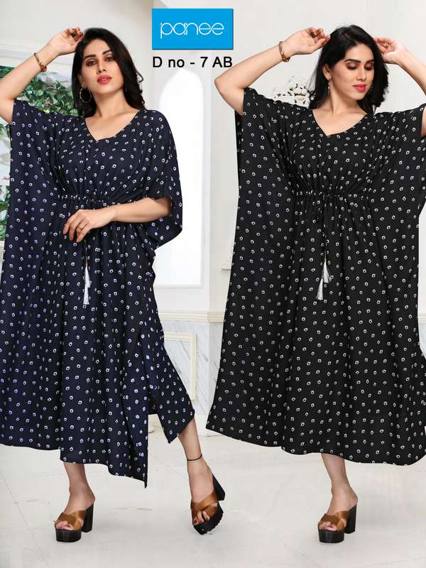 PANEE BY VISHWAM FABRICS 2-A TO 7-B SERIES DESIGNER STYLISH FANCY COLORFUL BEAUTIFUL PARTY WEAR & ETHNIC WEAR COLLECTION RAYON KURTIS AT WHOLESALE PRICE