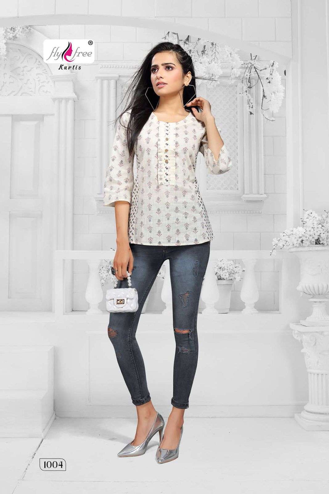 RANG VOL-3 BY FLY FREE 1001 TO 1008 SERIES DESIGNER STYLISH FANCY COLORFUL BEAUTIFUL PARTY WEAR & ETHNIC WEAR COLLECTION COTTON SLUB TOPS AT WHOLESALE PRICE