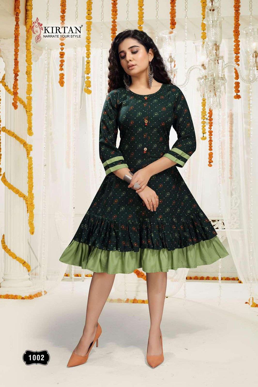 AAROHI BY KIRTAN 1001 TO 1008 SERIES DESIGNER STYLISH FANCY COLORFUL BEAUTIFUL PARTY WEAR & ETHNIC WEAR COLLECTION RAYON PRINT KURTIS AT WHOLESALE PRICE
