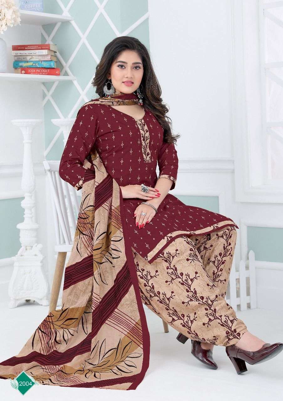 RANGOLI PATIYALA VOL-2 BY KC 2001 TO 2012 SERIES BEAUTIFUL PATIYALA SUITS STYLISH FANCY COLORFUL CASUAL WEAR & ETHNIC WEAR COTTON PRINT DRESSES AT WHOLESALE PRICE