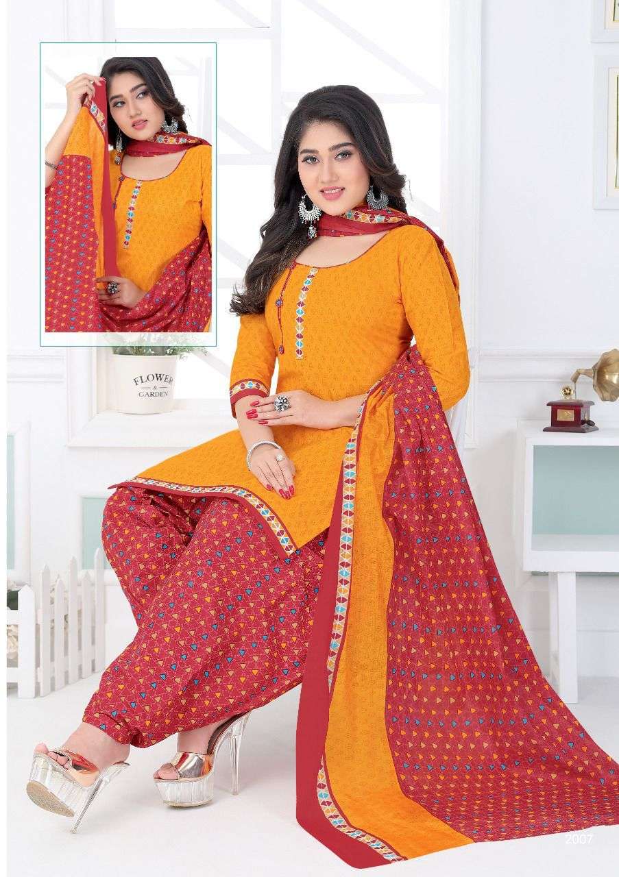 RANGOLI PATIYALA VOL-2 BY KC 2001 TO 2012 SERIES BEAUTIFUL PATIYALA SUITS STYLISH FANCY COLORFUL CASUAL WEAR & ETHNIC WEAR COTTON PRINT DRESSES AT WHOLESALE PRICE