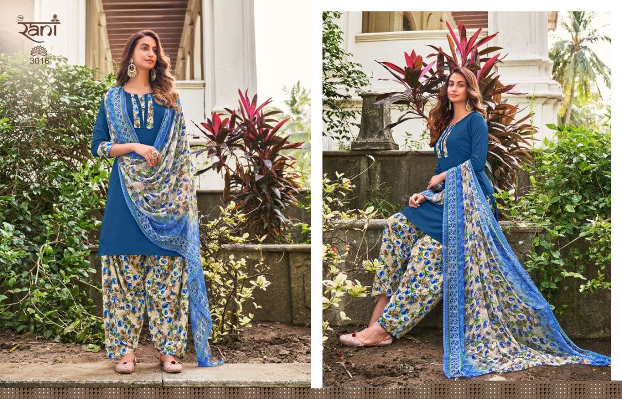 SOFIYA BY RANI FASHION 3001 TO 3016 SERIES BEAUTIFUL SUITS COLORFUL STYLISH FANCY CASUAL WEAR & ETHNIC WEAR AMERICAN CREPE PRINT DRESSES AT WHOLESALE PRICE