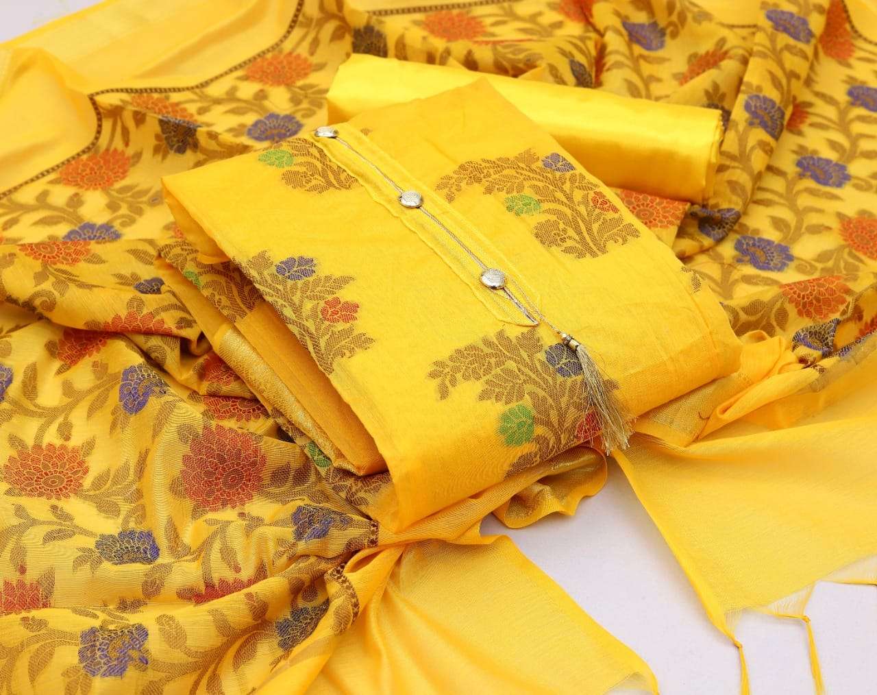 PURE BANARASI SUIT BY RAHUL NX 01 TO 04 SERIES BEAUTIFUL STYLISH FANCY COLORFUL CASUAL WEAR & ETHNIC WEAR BANARASI JACQUARD DRESSES AT WHOLESALE PRICE