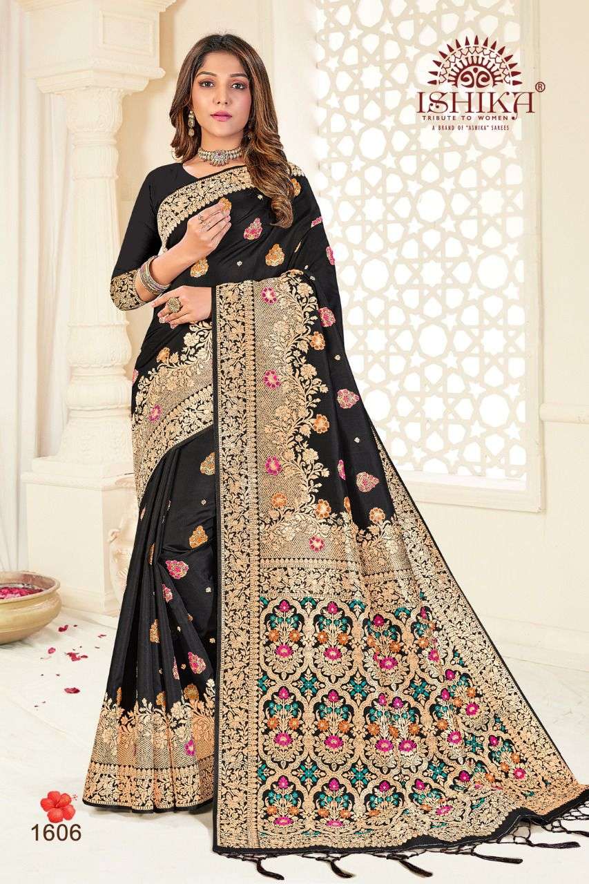 MANI SILK BY SANGAM PRINTS 1601 TO 1606 SERIES INDIAN TRADITIONAL WEAR COLLECTION BEAUTIFUL STYLISH FANCY COLORFUL PARTY WEAR & OCCASIONAL WEAR SILK SAREES AT WHOLESALE PRICE