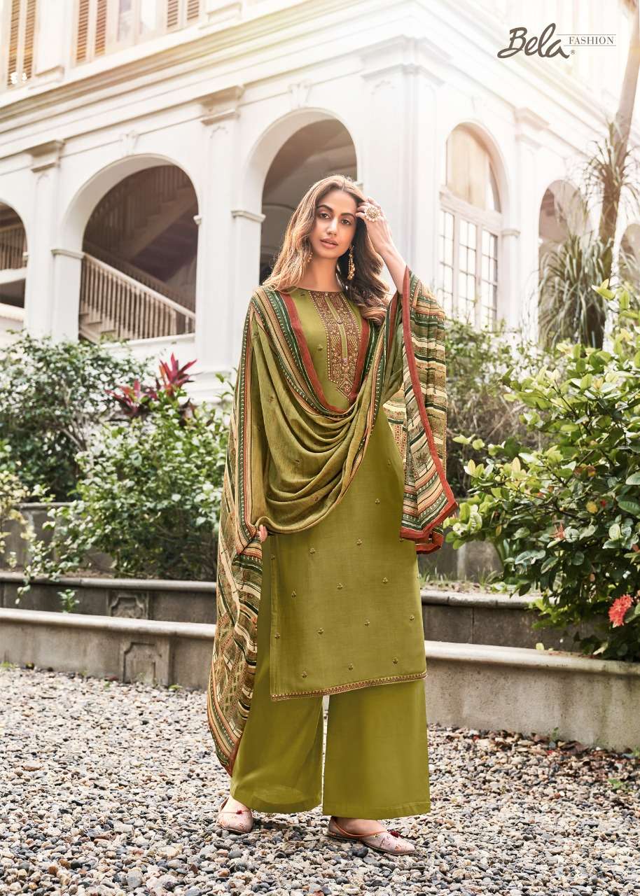 NAAYAAB BY BELA FASHION 2115 TO 2121 SERIES BEAUTIFUL STYLISH SUITS FANCY COLORFUL CASUAL WEAR & ETHNIC WEAR & READY TO WEAR MUSLIN DRESSES AT WHOLESALE PRICE