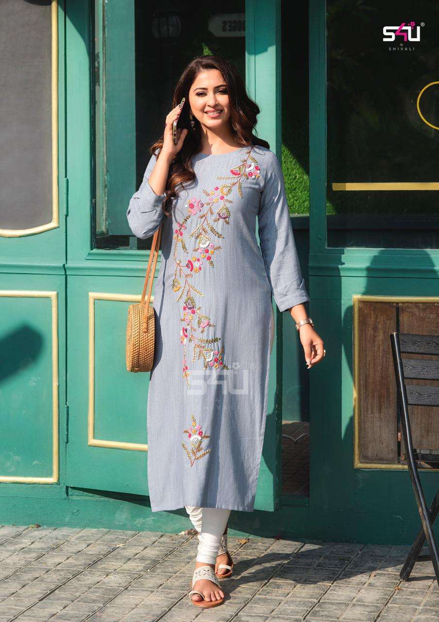 KNOTTY TALES BY 1 LOVE 01 TO 08 SERIES DESIGNER STYLISH FANCY COLORFUL BEAUTIFUL PARTY WEAR & ETHNIC WEAR COLLECTION COTTON RAYON KURTIS AT WHOLESALE PRICE