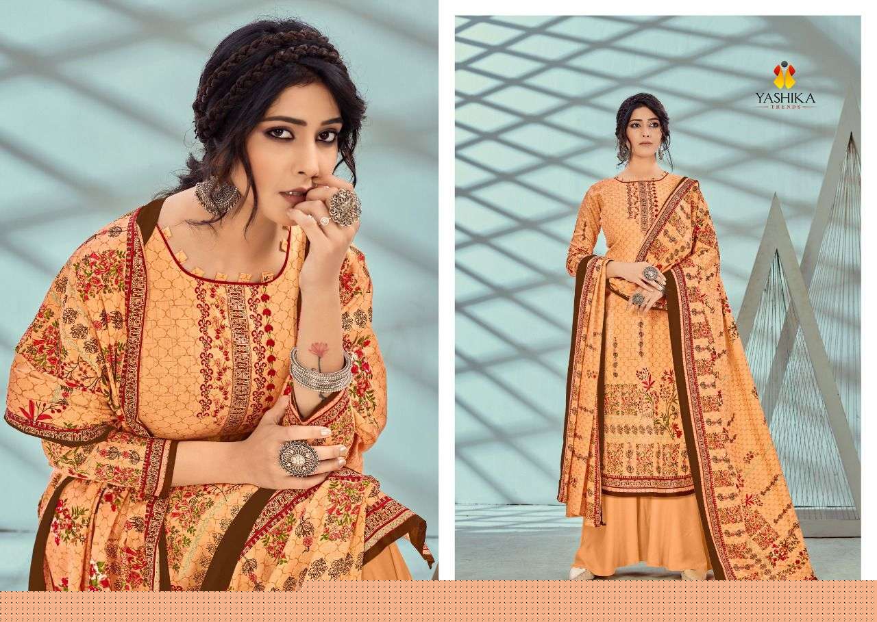 ZULFFAT VOL-3 BY YASHIKA TRENDS 3001 TO 3010 SERIES BEAUTIFUL STYLISH SUITS FANCY COLORFUL CASUAL WEAR & ETHNIC WEAR & READY TO WEAR PURE CAMBRIC PRINTED DRESSES AT WHOLESALE PRICE