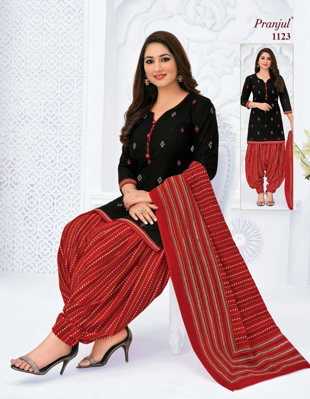 PRIYANKA VOL-11 NX BY PRANJUL BEAUTIFUL SUITS STYLISH FANCY COLORFUL CASUAL WEAR & ETHNIC WEAR PURE COTTON PRINTED DRESSES AT WHOLESALE PRICE