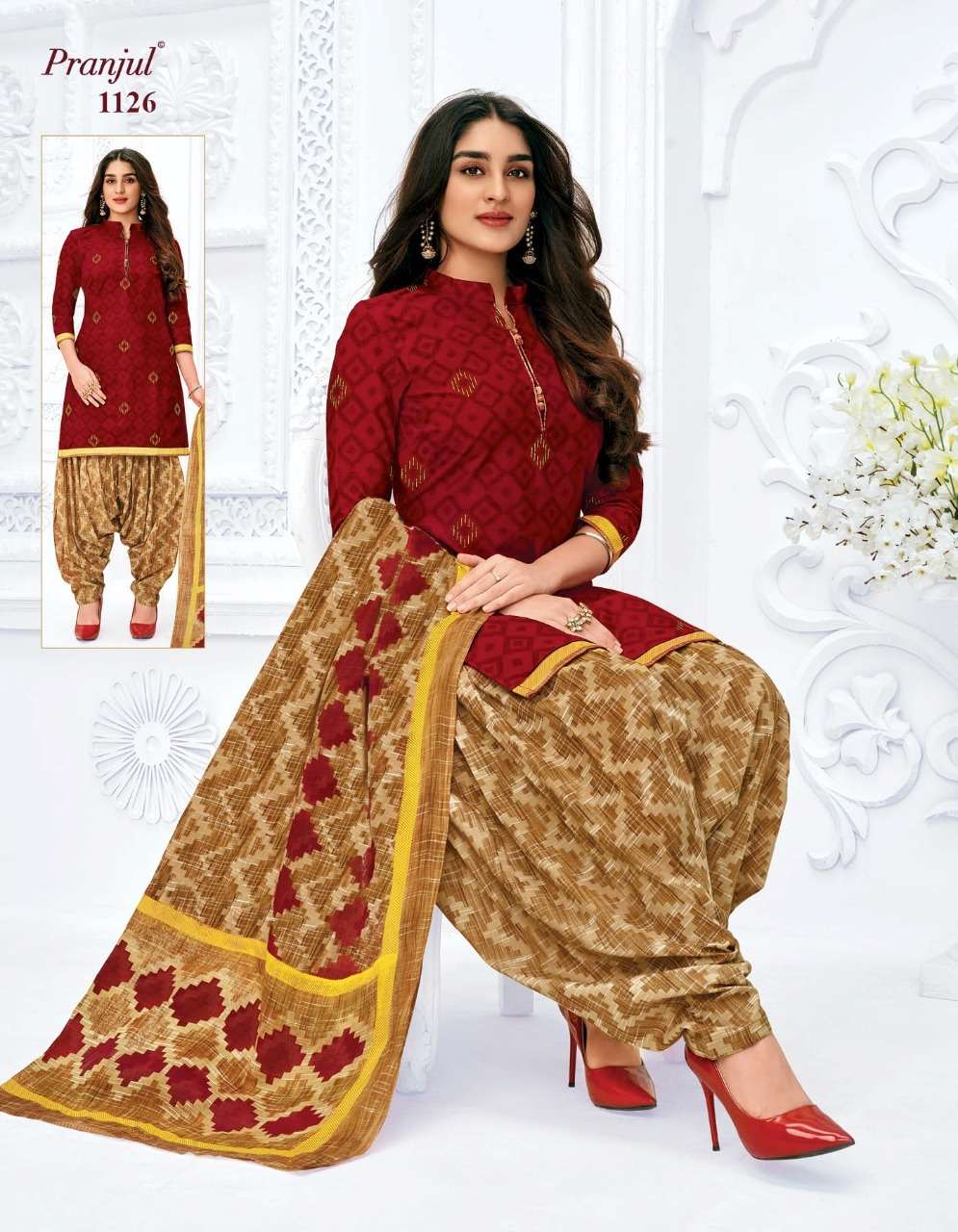 PRIYANKA VOL-11 NX BY PRANJUL BEAUTIFUL SUITS STYLISH FANCY COLORFUL CASUAL WEAR & ETHNIC WEAR PURE COTTON PRINTED DRESSES AT WHOLESALE PRICE