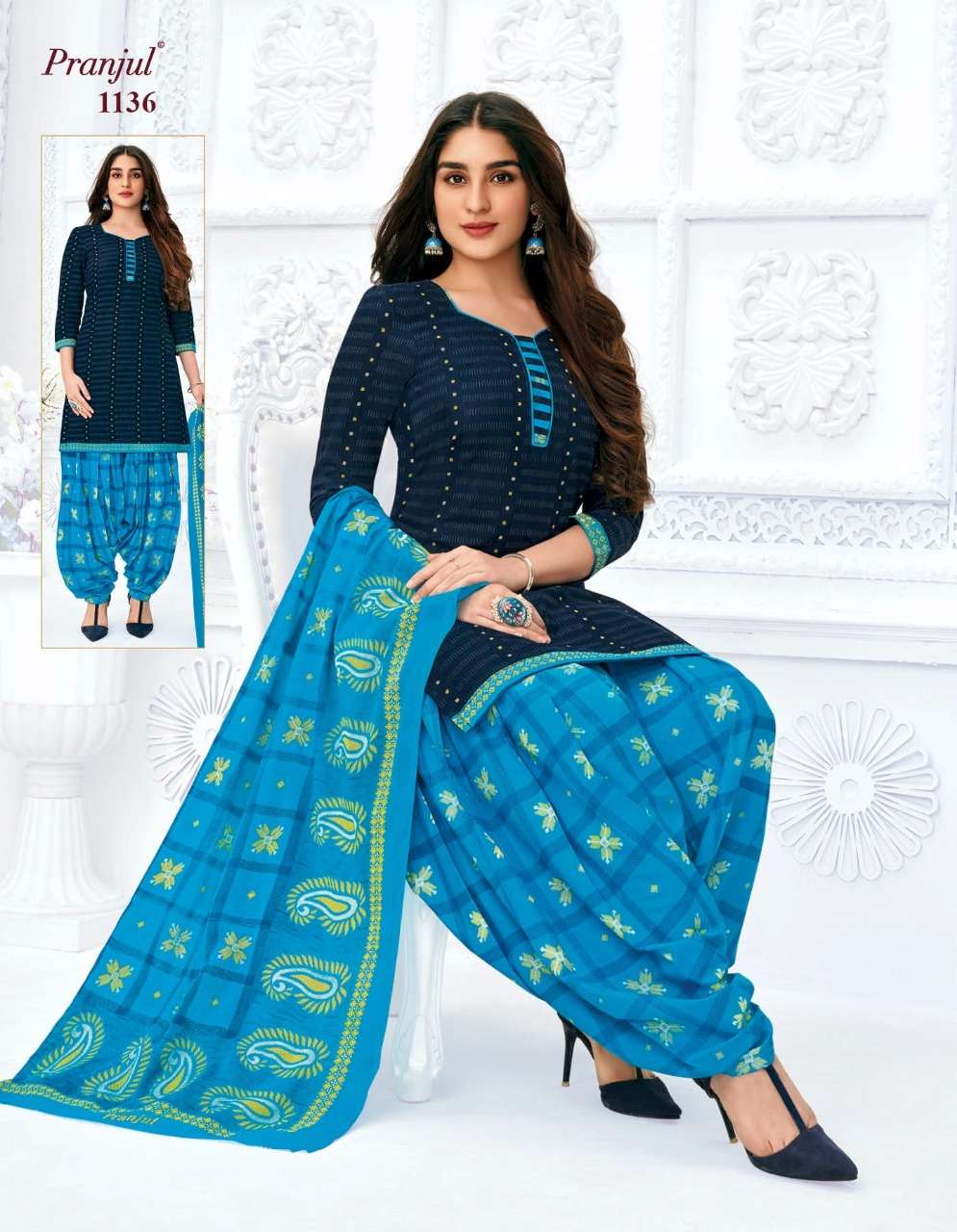 PRIYANKA VOL-11 NX BY PRANJUL BEAUTIFUL SUITS STYLISH FANCY COLORFUL CASUAL WEAR & ETHNIC WEAR PURE COTTON PRINTED DRESSES AT WHOLESALE PRICE