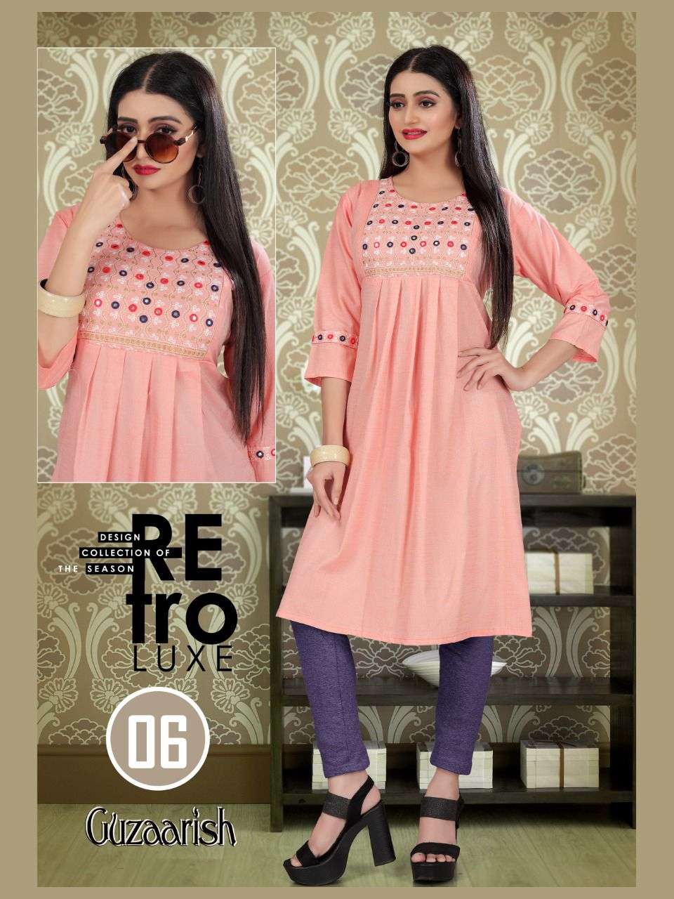 GUZAARISH BY AAGYA 01 TO 08 SERIES DESIGNER STYLISH FANCY COLORFUL BEAUTIFUL PARTY WEAR & ETHNIC WEAR COLLECTION RAYON EMBROIDERY KURTIS AT WHOLESALE PRICE