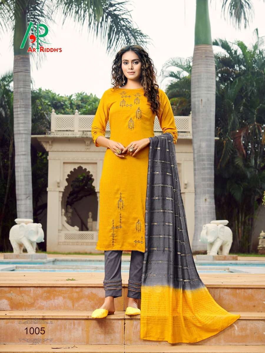 KALAM KARI BY ART RIDDHS 1001 TO 1007 SERIES BEAUTIFUL SUITS COLORFUL STYLISH FANCY CASUAL WEAR & ETHNIC WEAR VISCOSE COTTON DRESSES AT WHOLESALE PRICE