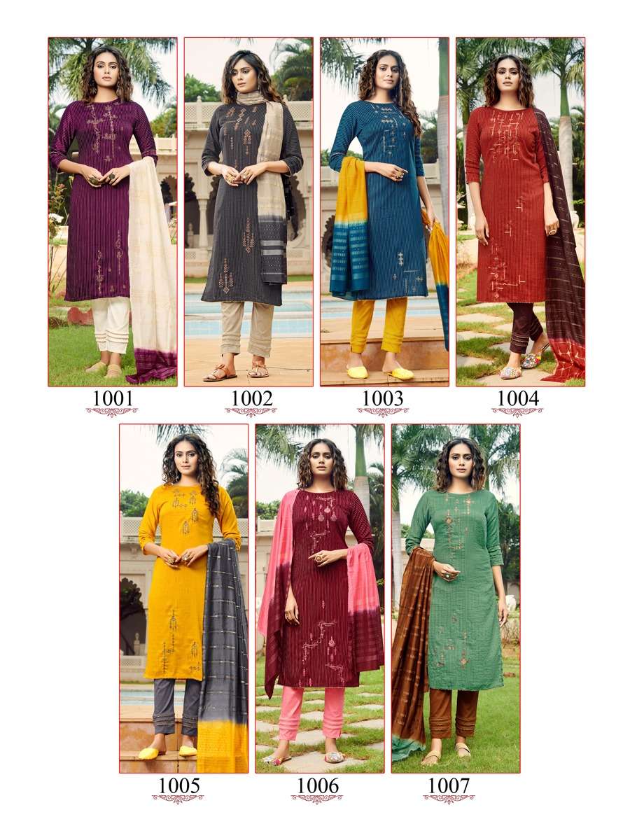 KALAM KARI BY ART RIDDHS 1001 TO 1007 SERIES BEAUTIFUL SUITS COLORFUL STYLISH FANCY CASUAL WEAR & ETHNIC WEAR VISCOSE COTTON DRESSES AT WHOLESALE PRICE
