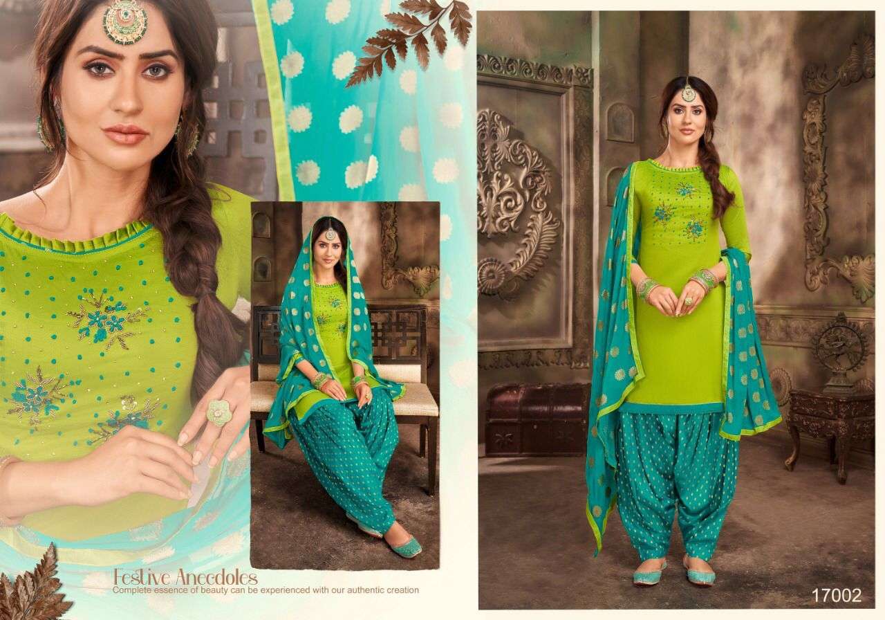 AFLATUNE VOL-16 BY KAPIL TRENDZ 17001 TO 17012 SERIES BEAUTIFUL SUITS COLORFUL STYLISH FANCY CASUAL WEAR & ETHNIC WEAR SOFT SILK WITH WORK DRESSES AT WHOLESALE PRICE