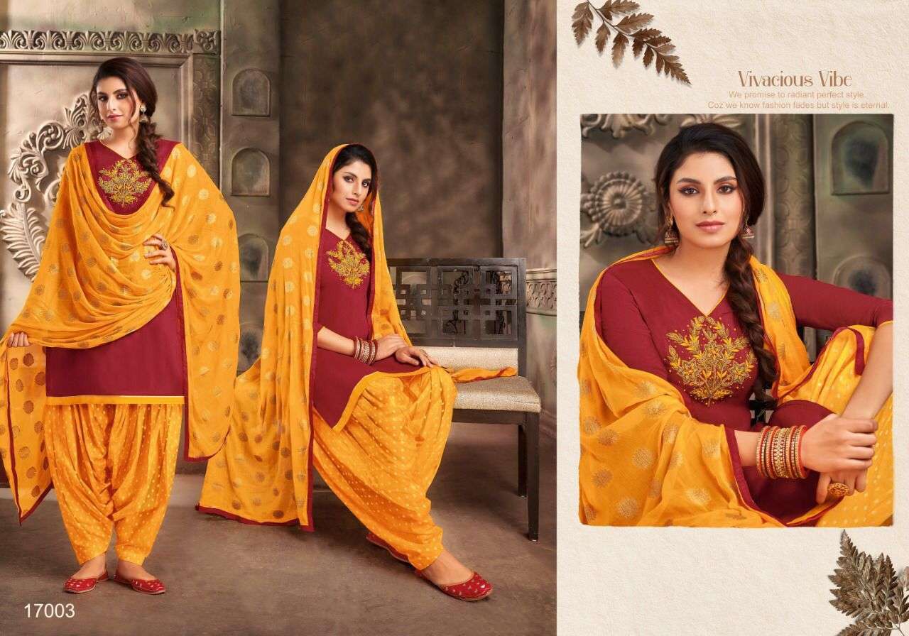 AFLATUNE VOL-16 BY KAPIL TRENDZ 17001 TO 17012 SERIES BEAUTIFUL SUITS COLORFUL STYLISH FANCY CASUAL WEAR & ETHNIC WEAR SOFT SILK WITH WORK DRESSES AT WHOLESALE PRICE