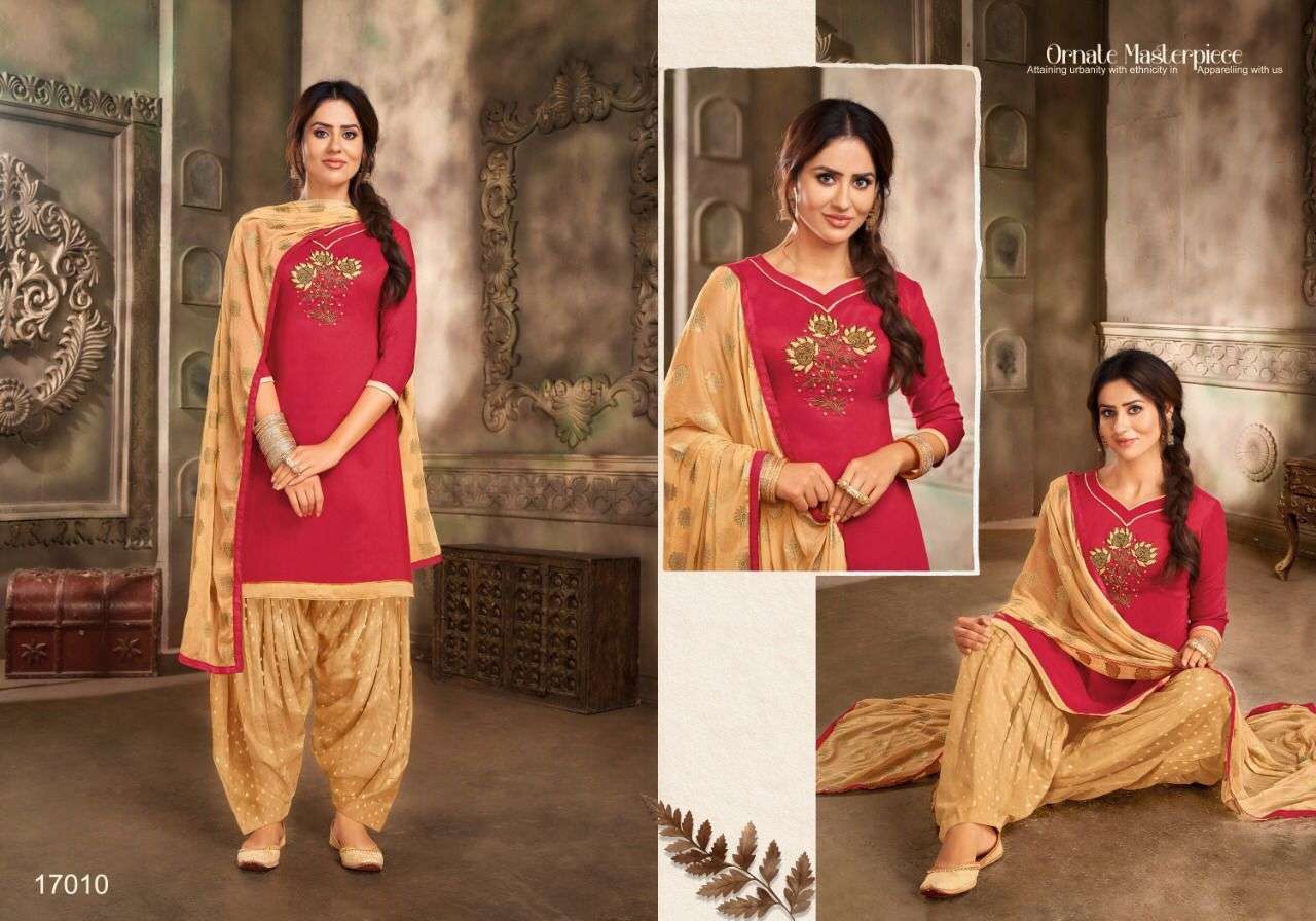 AFLATUNE VOL-16 BY KAPIL TRENDZ 17001 TO 17012 SERIES BEAUTIFUL SUITS COLORFUL STYLISH FANCY CASUAL WEAR & ETHNIC WEAR SOFT SILK WITH WORK DRESSES AT WHOLESALE PRICE