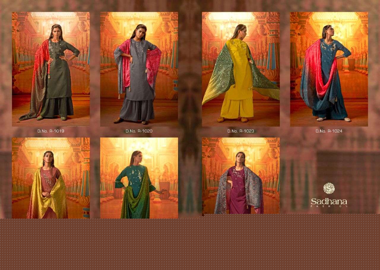 MORBAGH BY SADHNA FASHION 1019 TO 1025 SERIES BEAUTIFUL SUITS COLORFUL STYLISH FANCY CASUAL WEAR & ETHNIC WEAR PURE VISCOSE SILK DRESSES AT WHOLESALE PRICE