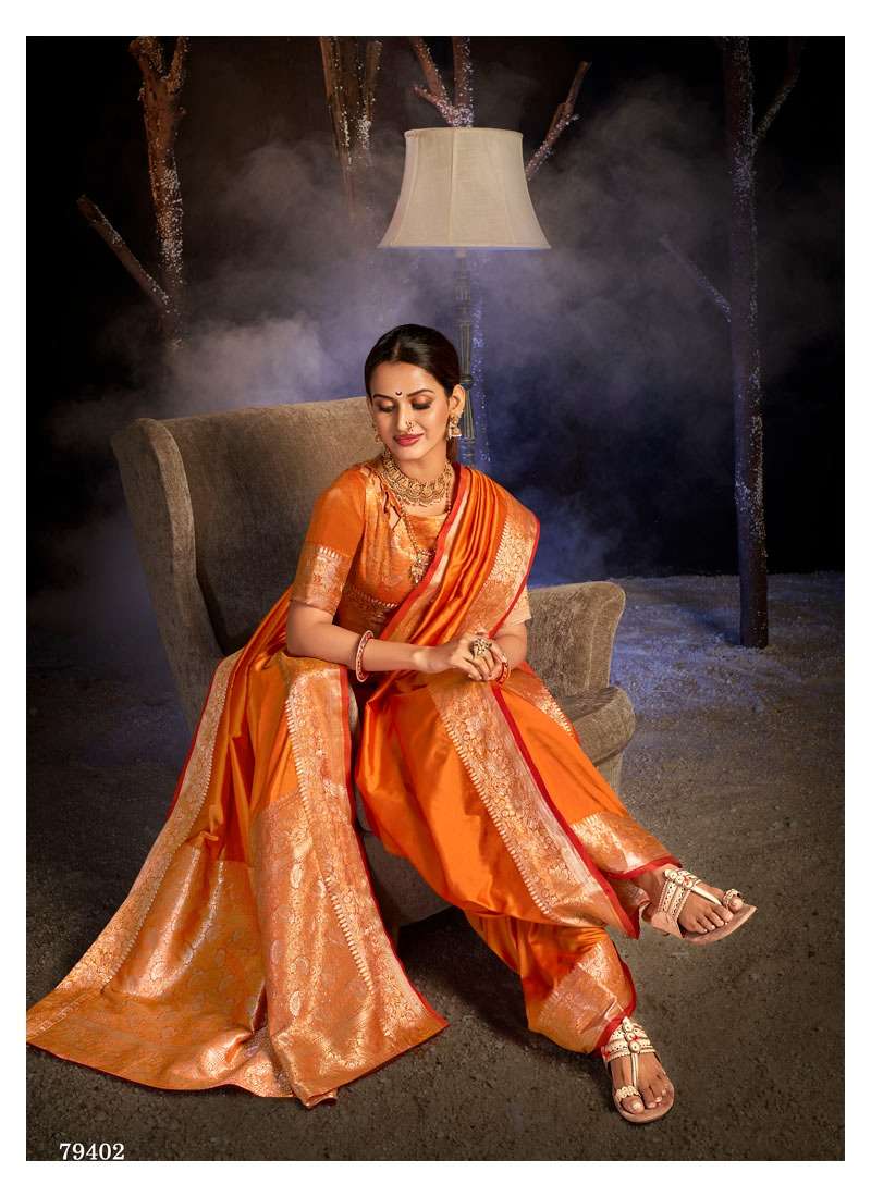 SONY SILK BY LIFESTYLE 79401 TO 79406 SERIES INDIAN TRADITIONAL WEAR COLLECTION BEAUTIFUL STYLISH FANCY COLORFUL PARTY WEAR & OCCASIONAL WEAR LICHI SILK SAREES AT WHOLESALE PRICE