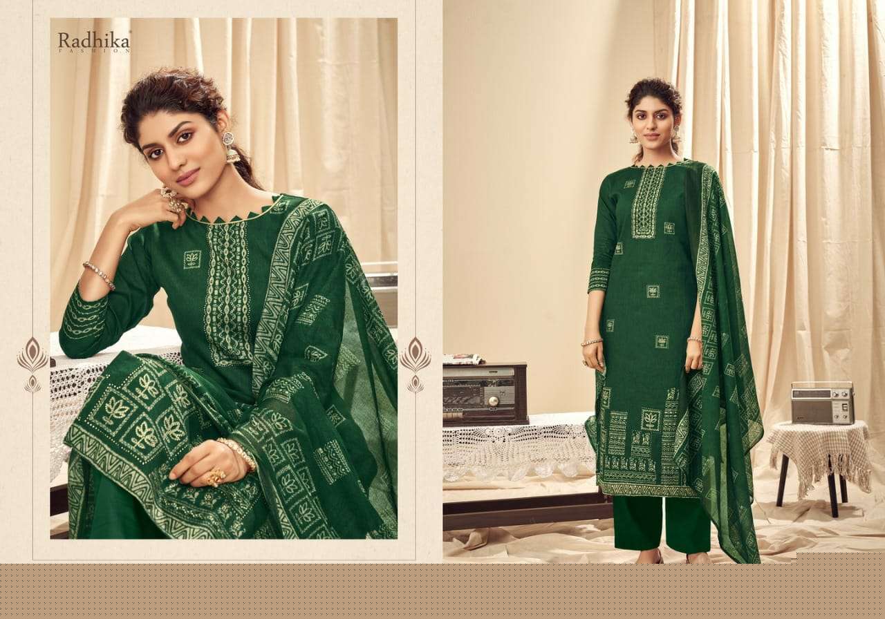 KIYARA BY AZARA 12001 TO 12008 SERIES BEAUTIFUL STYLISH SUITS FANCY COLORFUL CASUAL WEAR & ETHNIC WEAR & READY TO WEAR JAM COTTON PRINTED DRESSES AT WHOLESALE PRICE