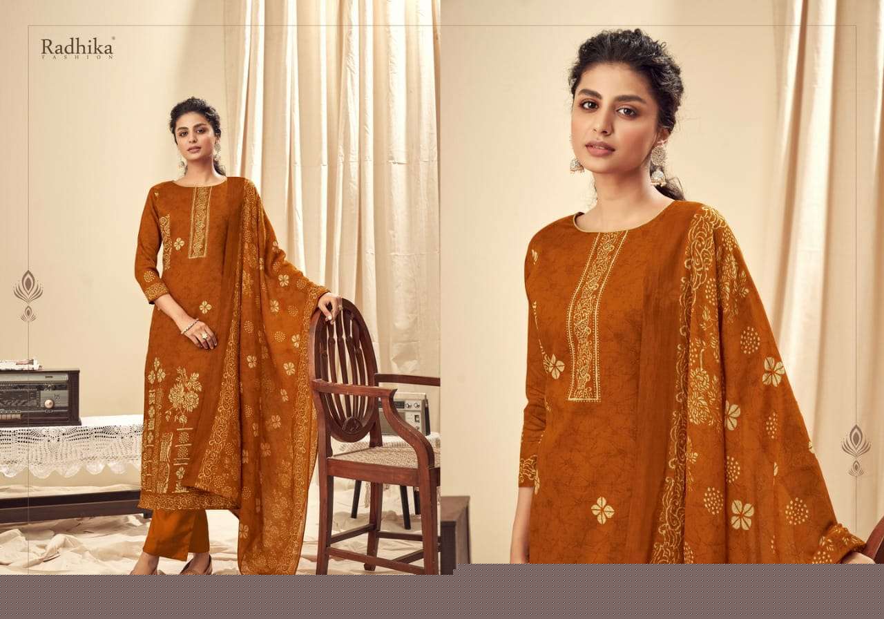 KIYARA BY AZARA 12001 TO 12008 SERIES BEAUTIFUL STYLISH SUITS FANCY COLORFUL CASUAL WEAR & ETHNIC WEAR & READY TO WEAR JAM COTTON PRINTED DRESSES AT WHOLESALE PRICE