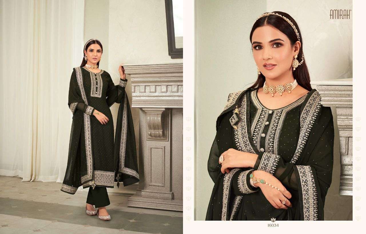 PRINCESS BY AMIRAH 16031 TO 16036 SERIES BEAUTIFUL SUITS COLORFUL STYLISH FANCY CASUAL WEAR & ETHNIC WEAR GEORGETTE EMBROIDERED DRESSES AT WHOLESALE PRICE