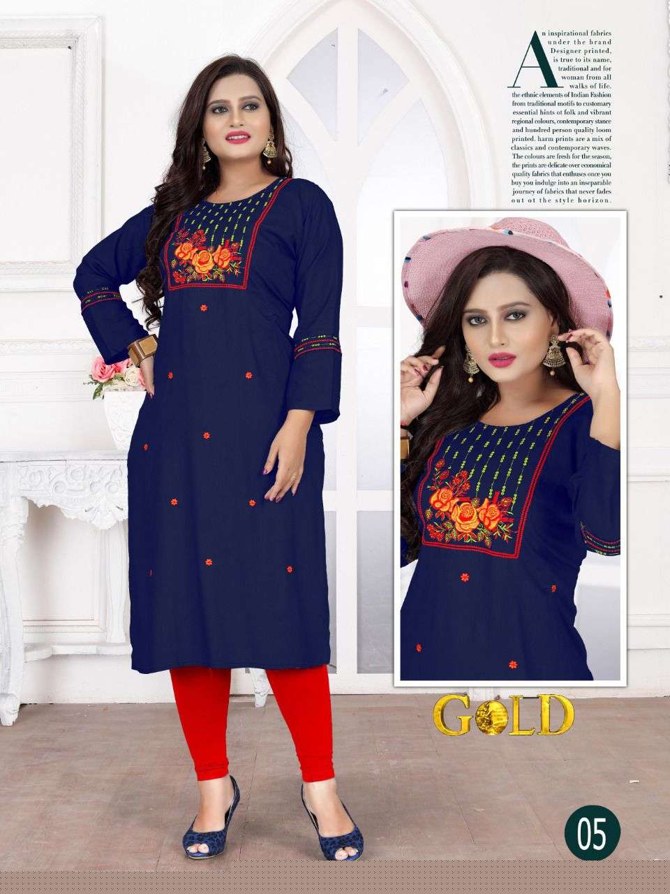 GOLD VOL-4 BY AAGYA 01 TO 08 SERIES DESIGNER STYLISH FANCY COLORFUL BEAUTIFUL PARTY WEAR & ETHNIC WEAR COLLECTION RAYON EMBROIDERY KURTIS AT WHOLESALE PRICE