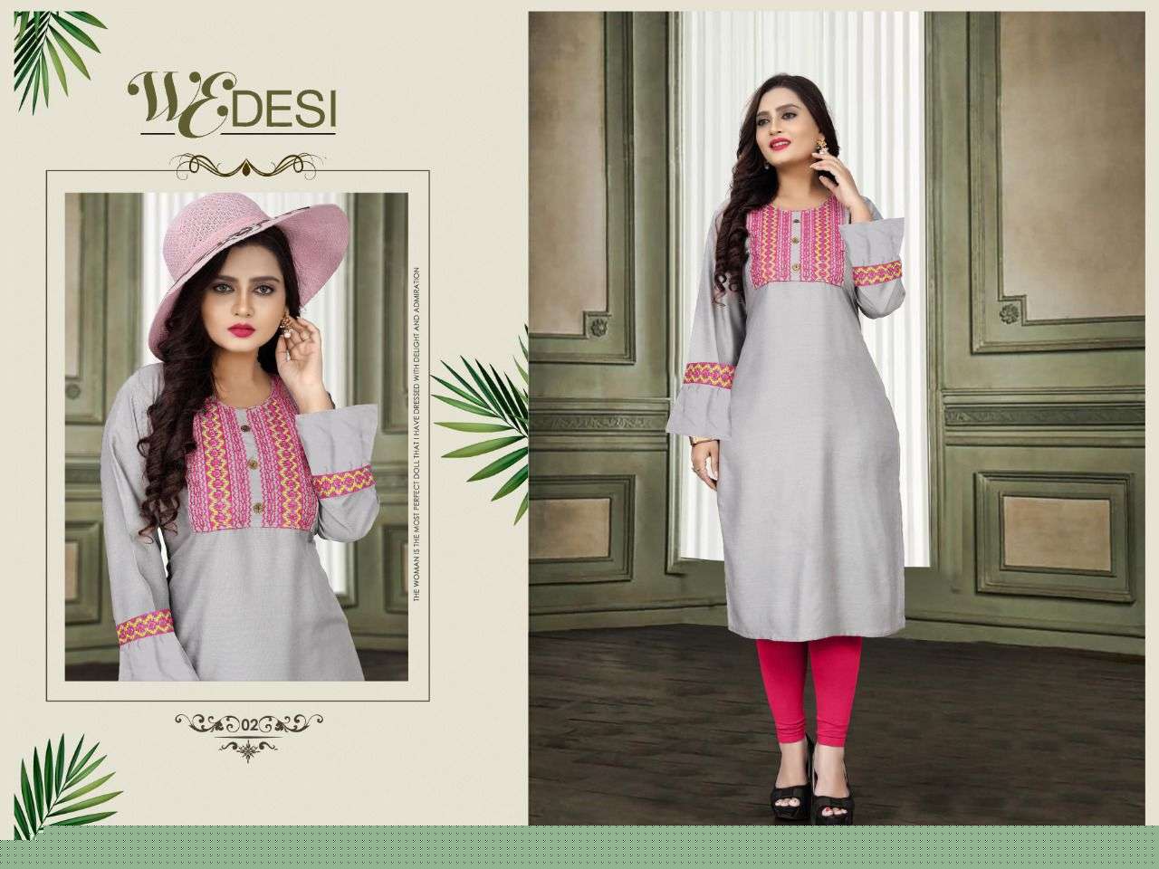 WEDESI VOL-4 BY AAGYA 01 TO 10 SERIES DESIGNER STYLISH FANCY COLORFUL BEAUTIFUL PARTY WEAR & ETHNIC WEAR COLLECTION RAYON EMBROIDERY KURTIS AT WHOLESALE PRICE