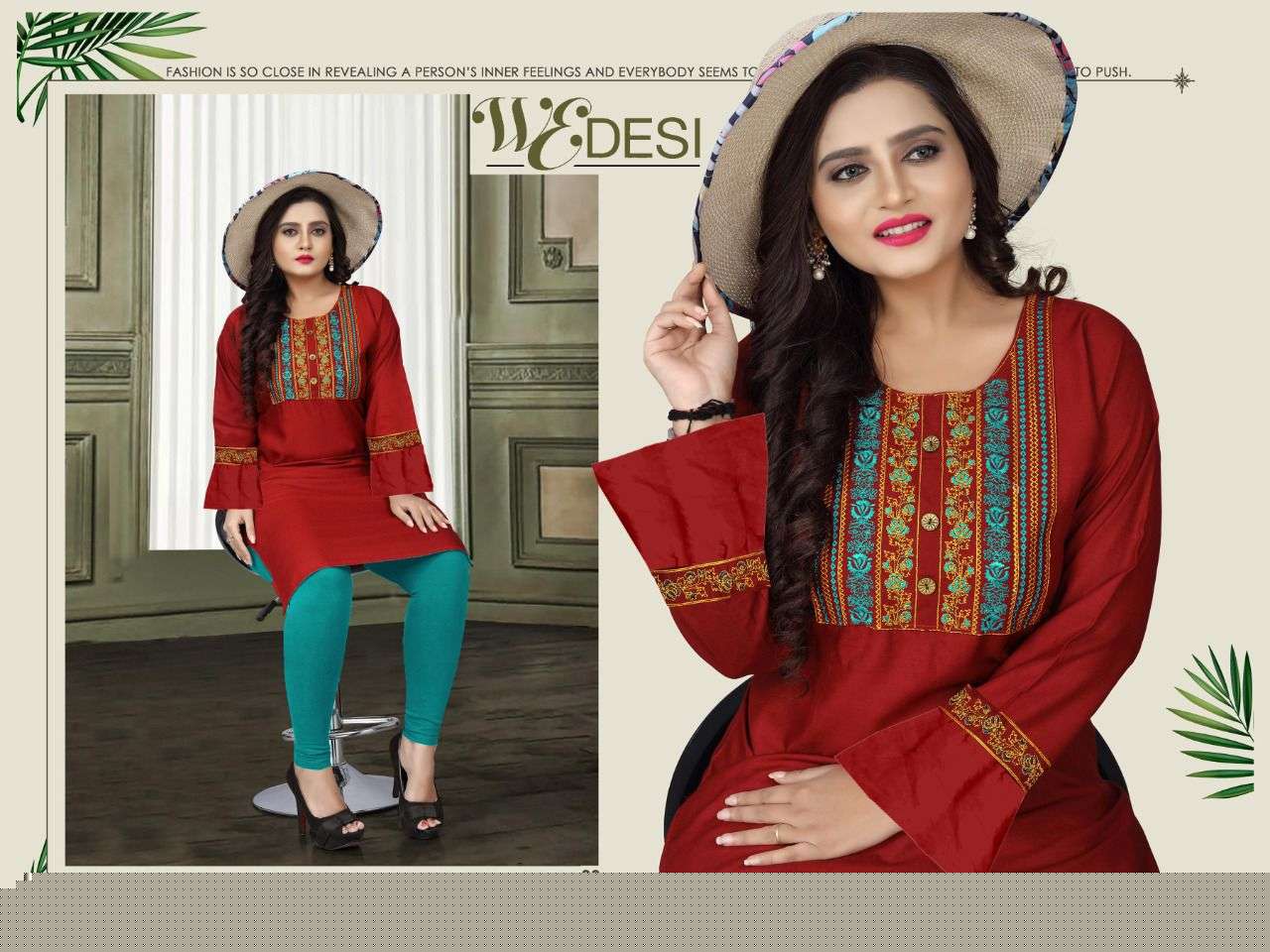 WEDESI VOL-4 BY AAGYA 01 TO 10 SERIES DESIGNER STYLISH FANCY COLORFUL BEAUTIFUL PARTY WEAR & ETHNIC WEAR COLLECTION RAYON EMBROIDERY KURTIS AT WHOLESALE PRICE