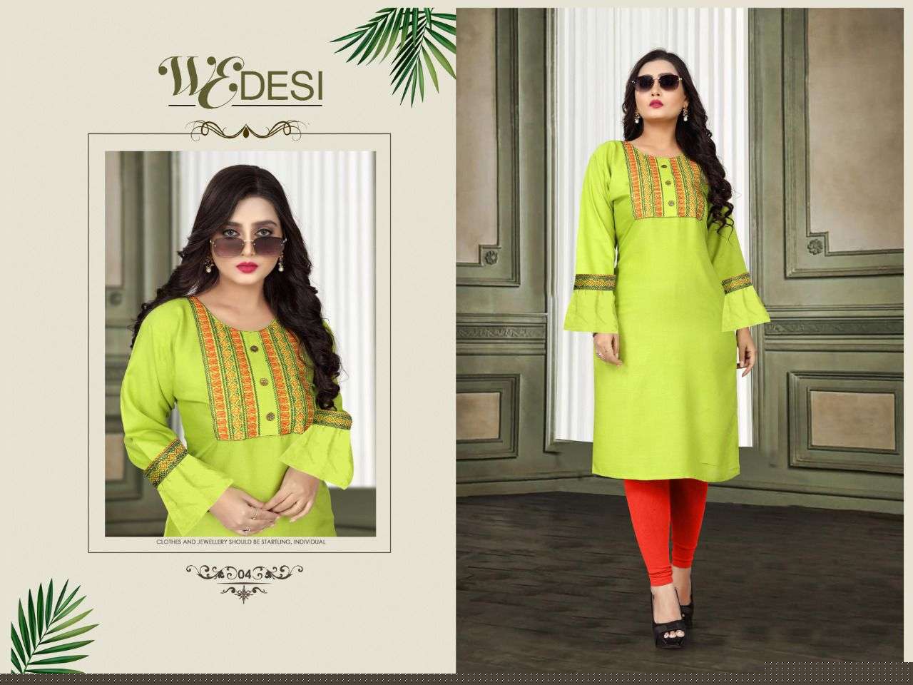WEDESI VOL-4 BY AAGYA 01 TO 10 SERIES DESIGNER STYLISH FANCY COLORFUL BEAUTIFUL PARTY WEAR & ETHNIC WEAR COLLECTION RAYON EMBROIDERY KURTIS AT WHOLESALE PRICE
