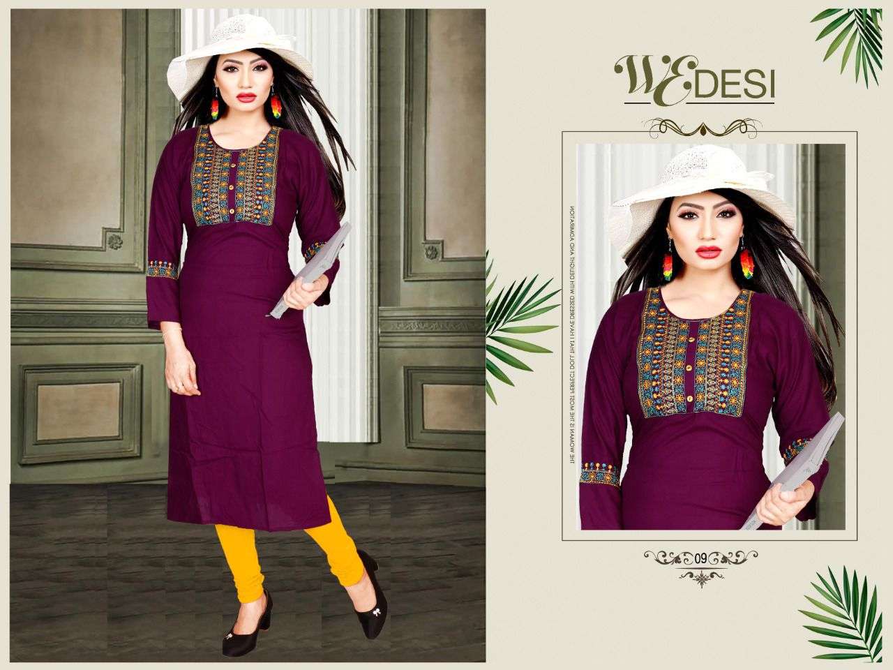 WEDESI VOL-4 BY AAGYA 01 TO 10 SERIES DESIGNER STYLISH FANCY COLORFUL BEAUTIFUL PARTY WEAR & ETHNIC WEAR COLLECTION RAYON EMBROIDERY KURTIS AT WHOLESALE PRICE