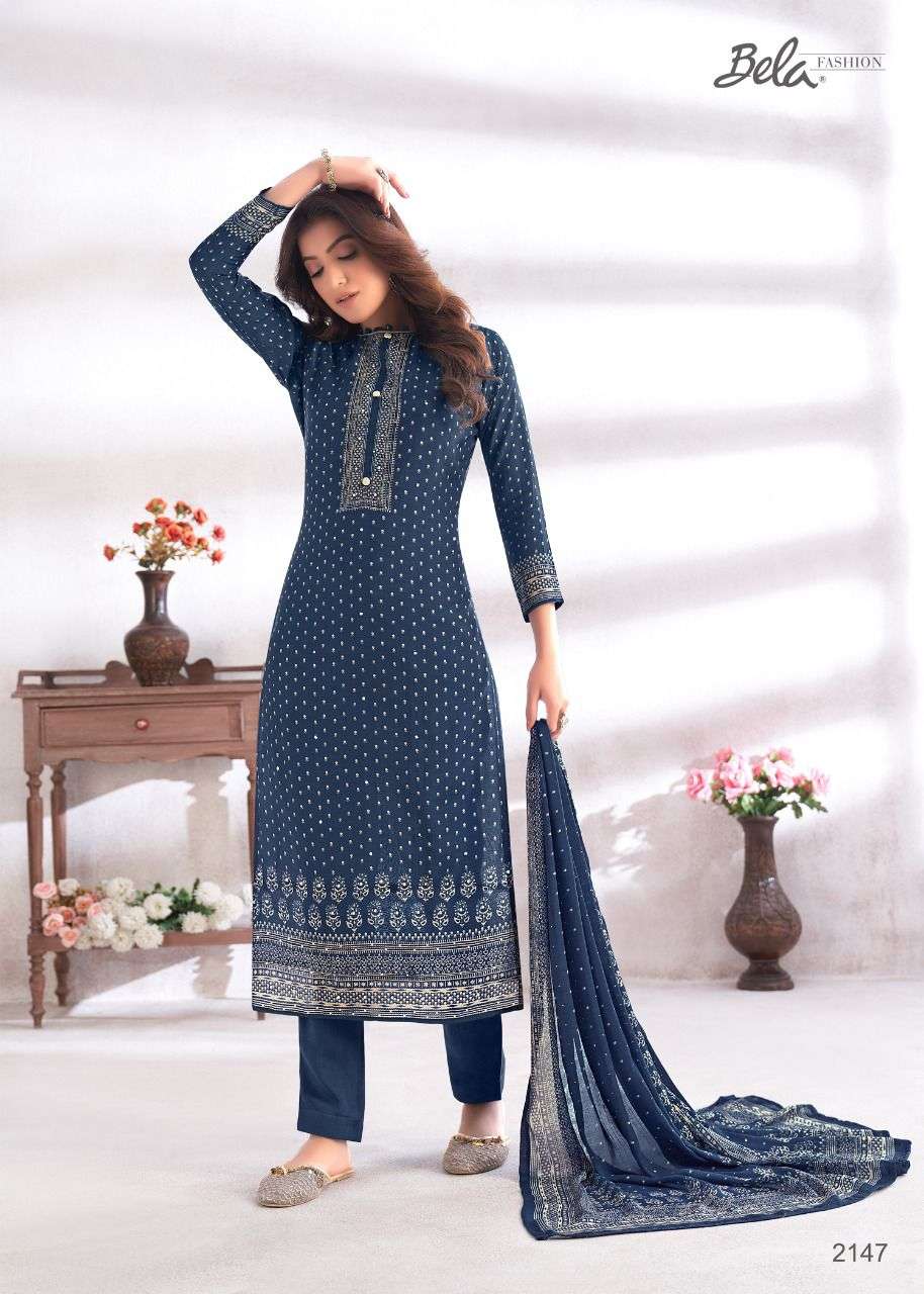 GRACIA BY BELA FASHION 2142 TO 2148 SERIES BEAUTIFUL SUITS COLORFUL STYLISH FANCY CASUAL WEAR & ETHNIC WEAR COTTON SILK DIGITAL PRINT DRESSES AT WHOLESALE PRICE