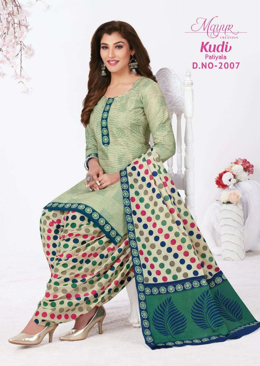 KUDI PATIYALA VOL-2 BY AKASH CREATION 2001 TO 2010 SERIES BEAUTIFUL SUITS COLORFUL STYLISH FANCY CASUAL WEAR & ETHNIC WEAR COTTON DRESSES AT WHOLESALE PRICE