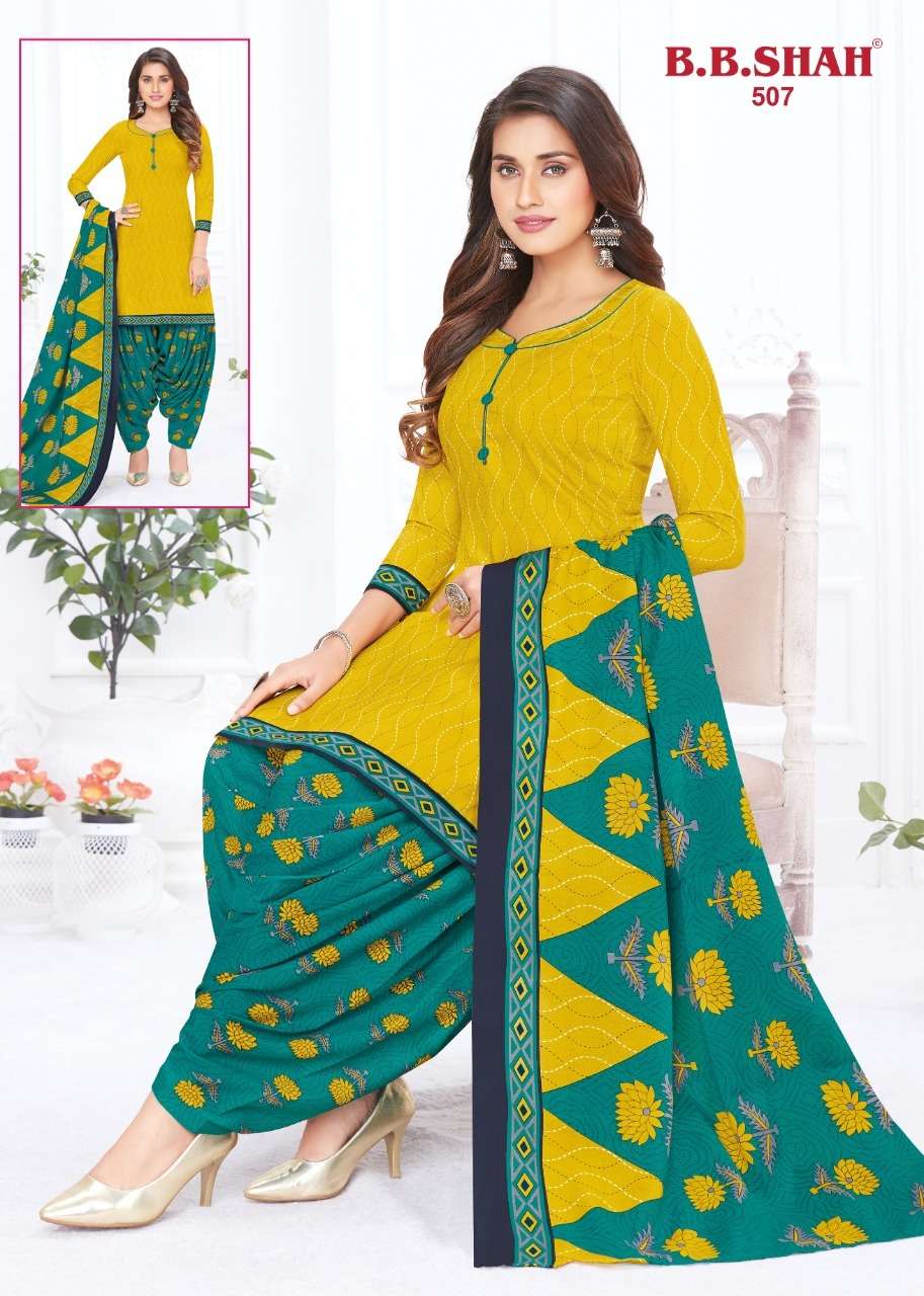 MEERA BY B B SHAH 501 TO 512 SERIES BEAUTIFUL STYLISH SUITS FANCY COLORFUL CASUAL WEAR & ETHNIC WEAR & READY TO WEAR HEAVY COTTON PRINTED DRESSES AT WHOLESALE PRICE