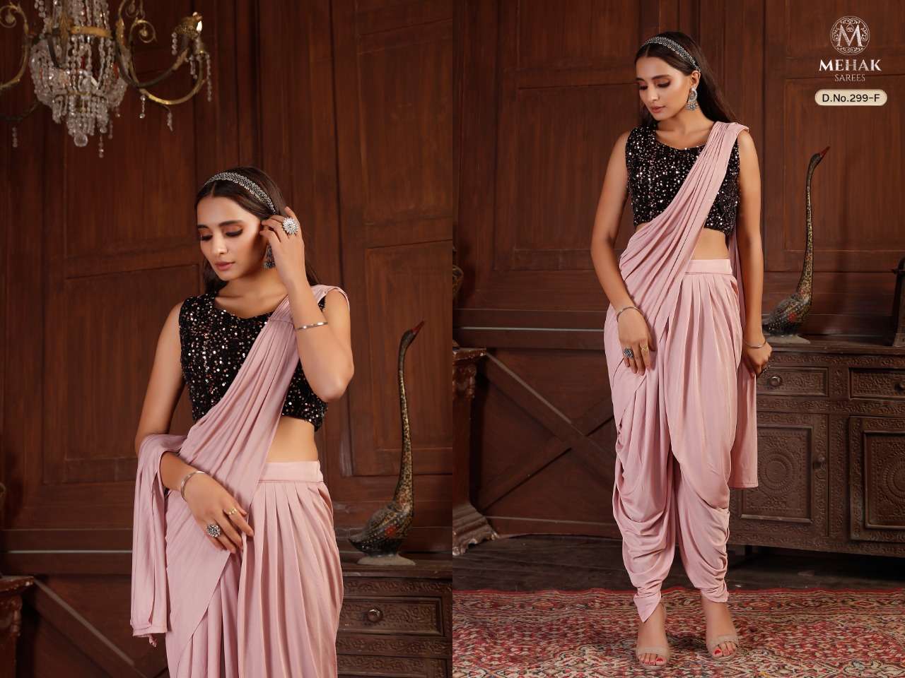 MEHAK 299 COLOURS BY MEHAK 299-A TO 299-J SERIES INDIAN TRADITIONAL WEAR COLLECTION BEAUTIFUL STYLISH FANCY COLORFUL PARTY WEAR & OCCASIONAL WEAR LYCRA SAREES AT WHOLESALE PRICE