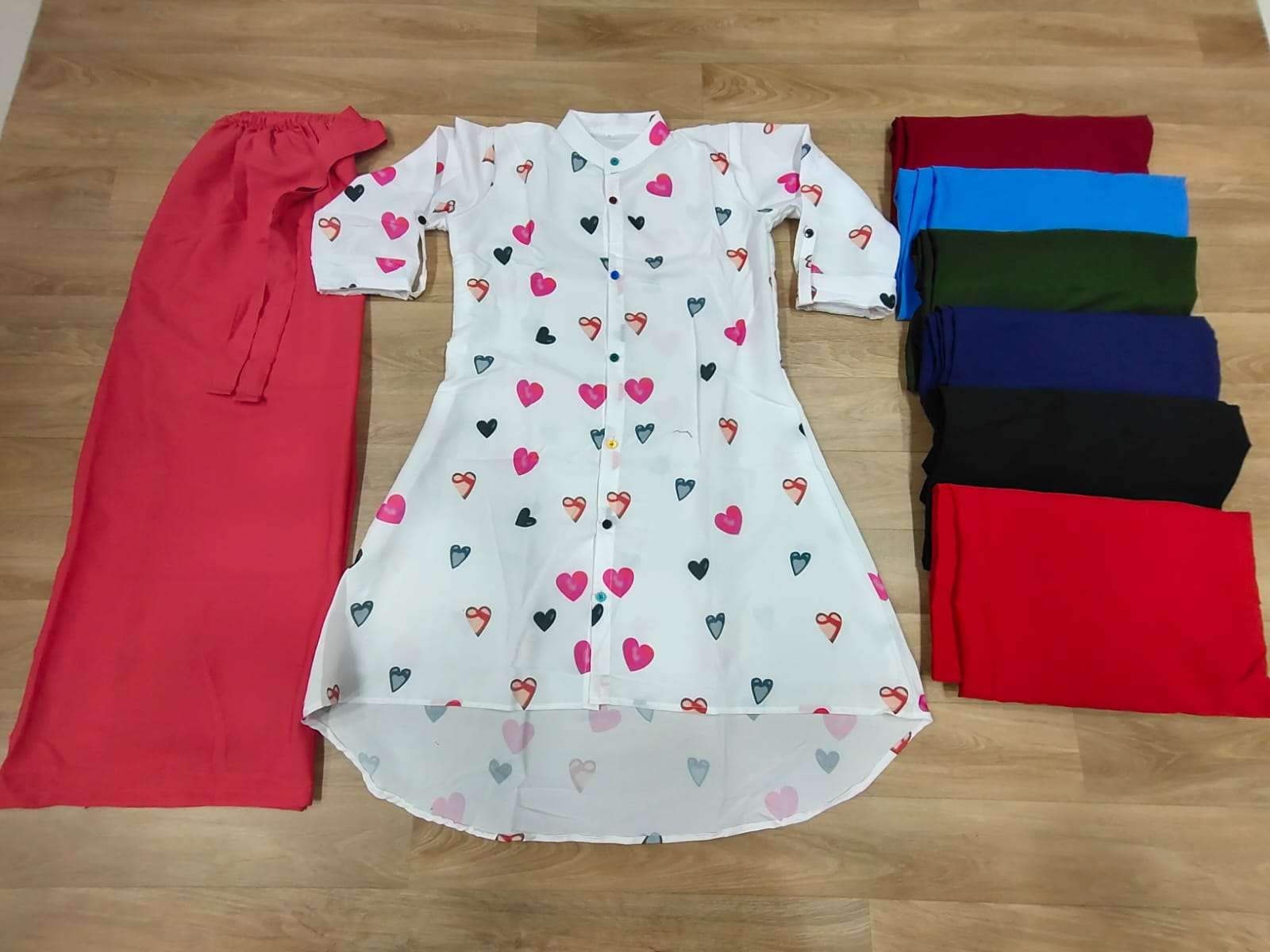 VD-09-3172 BY KAAMIRI 01 TO 07 SERIES BEAUTIFUL COLOURFUL STYLISH DESIGNER PRINTED CASUAL WEAR READY TO WEAR POLY RAYON PRINT TUNIC TOP AND BOTTOM AT WHOLESALE PRICE