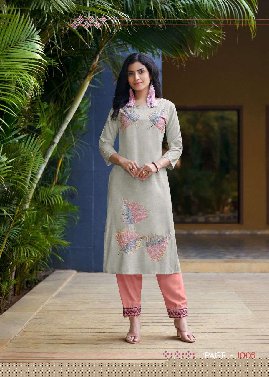 JASMIN BY RANGJYOT FASHION 1001 TO 1006 SERIES DESIGNER STYLISH FANCY COLORFUL BEAUTIFUL PARTY WEAR & ETHNIC WEAR COLLECTION RAYON KURTIS WITH BOTTOM AT WHOLESALE PRICE