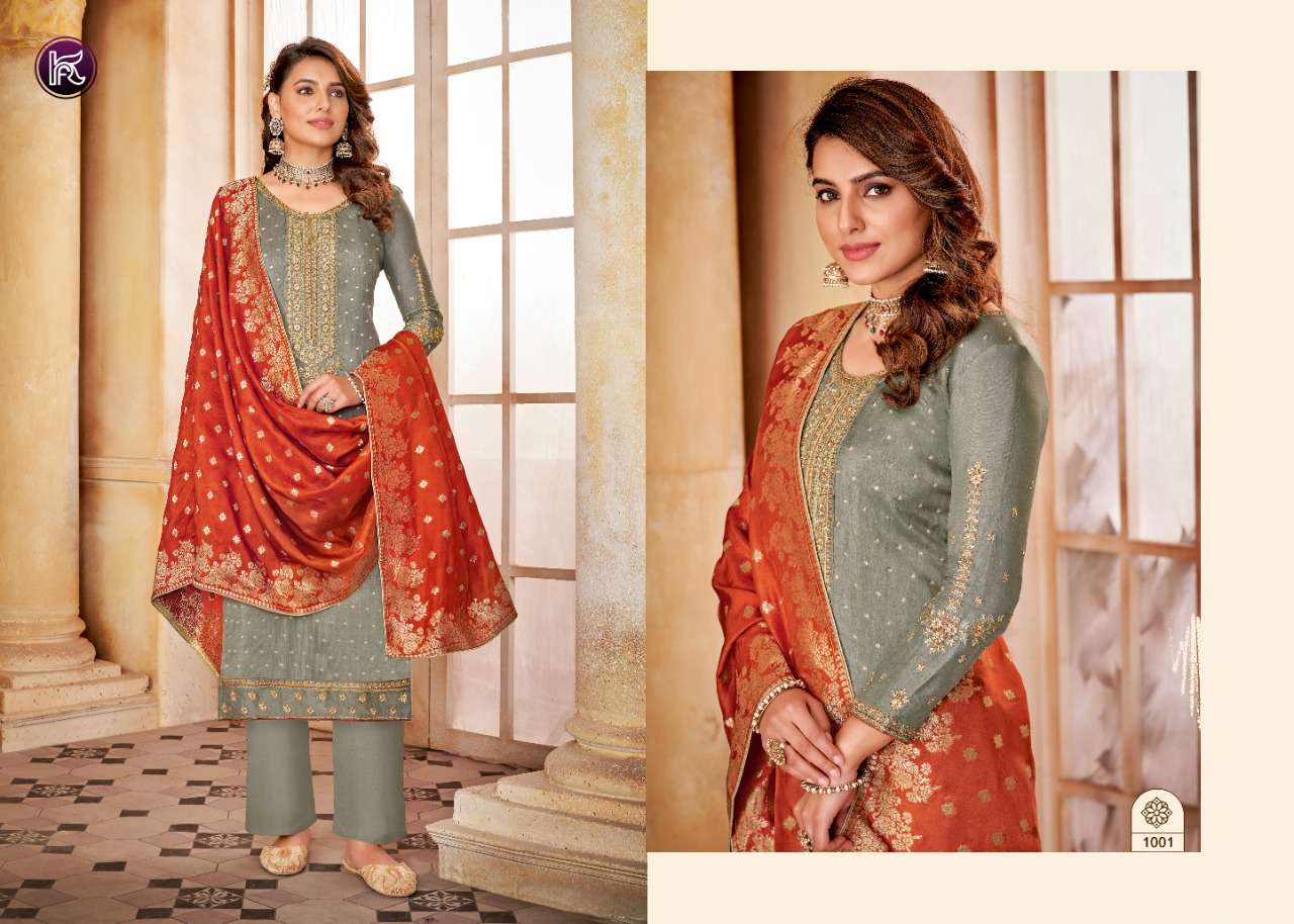 KALA SILK BY KALA FASHION 1001 TO 1006 SERIES BEAUTIFUL SUITS COLORFUL STYLISH FANCY CASUAL WEAR & ETHNIC WEAR SILK EMBROIDERED DRESSES AT WHOLESALE PRICE
