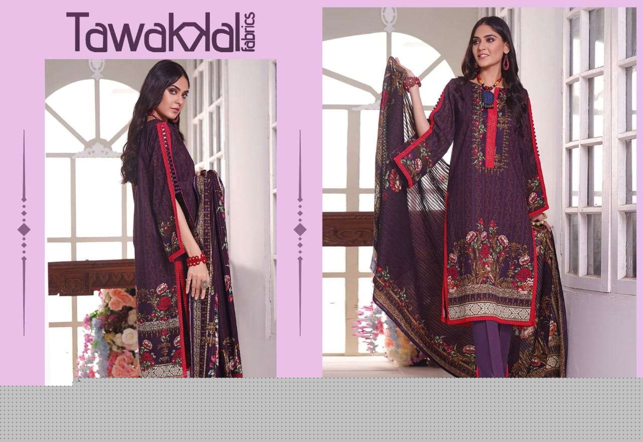 OPULENCE LUXURY COTTON VOL-6 BY TAWAKKAL FAB 6001 TO 6010 SERIES BEAUTIFUL SUITS COLORFUL STYLISH FANCY CASUAL WEAR & ETHNIC WEAR COTTON PRINT DRESSES AT WHOLESALE PRICE