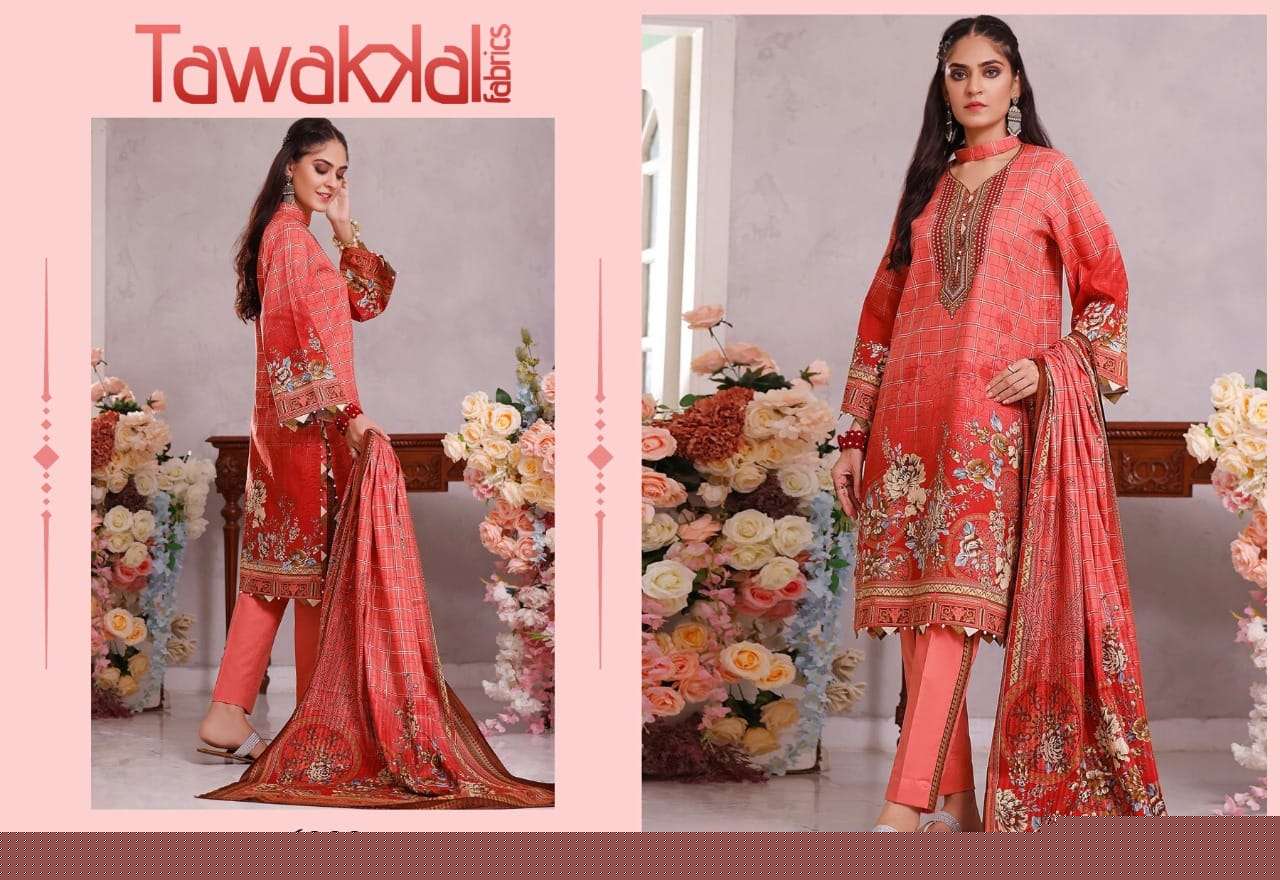 OPULENCE LUXURY COTTON VOL-6 BY TAWAKKAL FAB 6001 TO 6010 SERIES BEAUTIFUL SUITS COLORFUL STYLISH FANCY CASUAL WEAR & ETHNIC WEAR COTTON PRINT DRESSES AT WHOLESALE PRICE