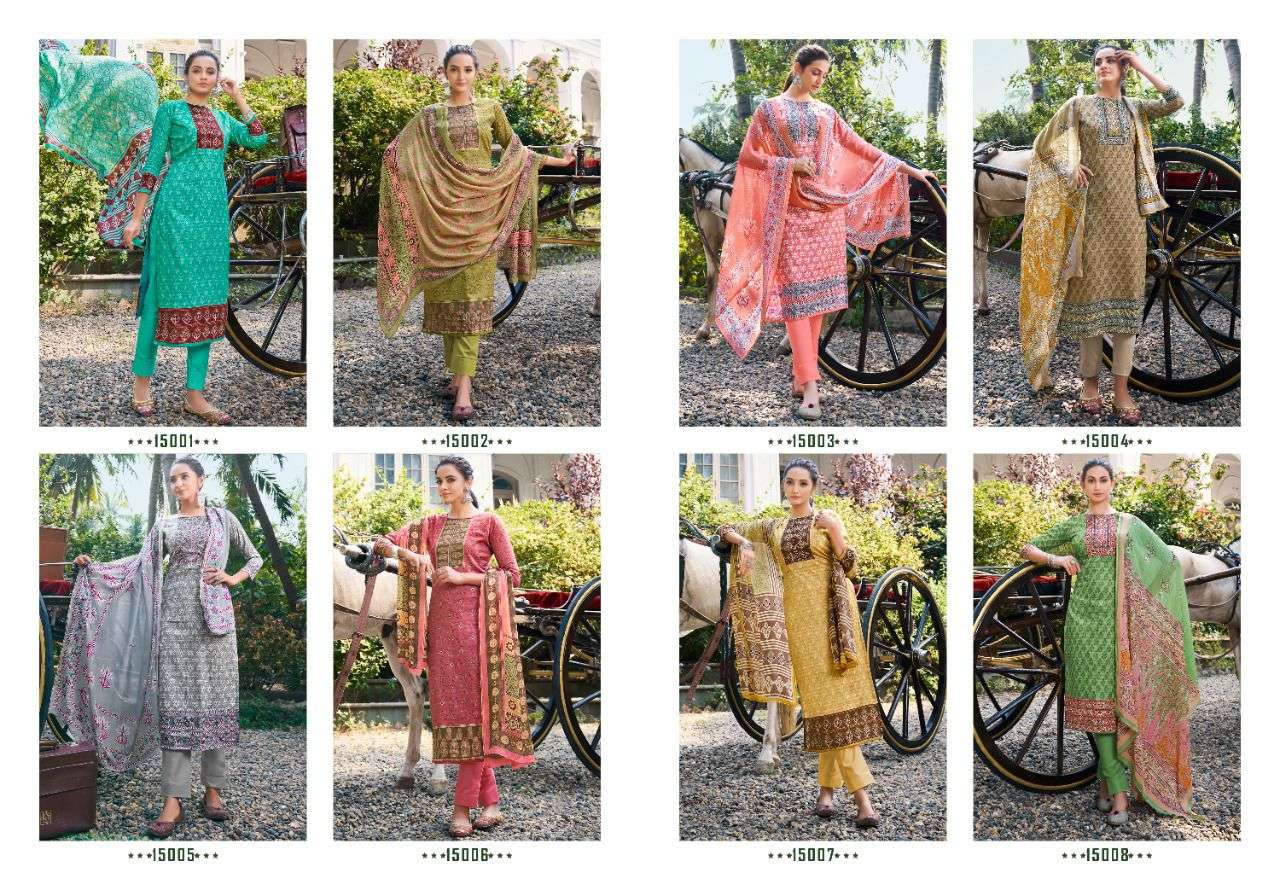 SAAVYA BY SAHIRA EXPORTS 15001 TO 15008 SERIES BEAUTIFUL STYLISH SUITS FANCY COLORFUL CASUAL WEAR & ETHNIC WEAR & READY TO WEAR JAM SATIN DRESSES AT WHOLESALE PRICE