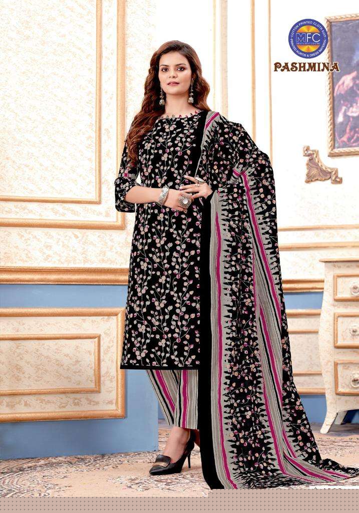 PASHMINA VOL-13 BY MFC 1301 TO 1312 SERIES SUITS BEAUTIFUL FANCY COLORFUL STYLISH PARTY WEAR & OCCASIONAL WEAR FANCY PRINTED DRESSES AT WHOLESALE PRICE