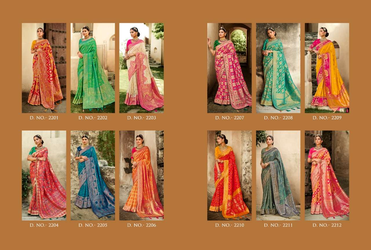 MANGAL SUTRA BY SHREE MATARAM 2201 TO 2212 SERIES INDIAN TRADITIONAL WEAR COLLECTION BEAUTIFUL STYLISH FANCY COLORFUL PARTY WEAR & OCCASIONAL WEAR SILK SAREES AT WHOLESALE PRICE