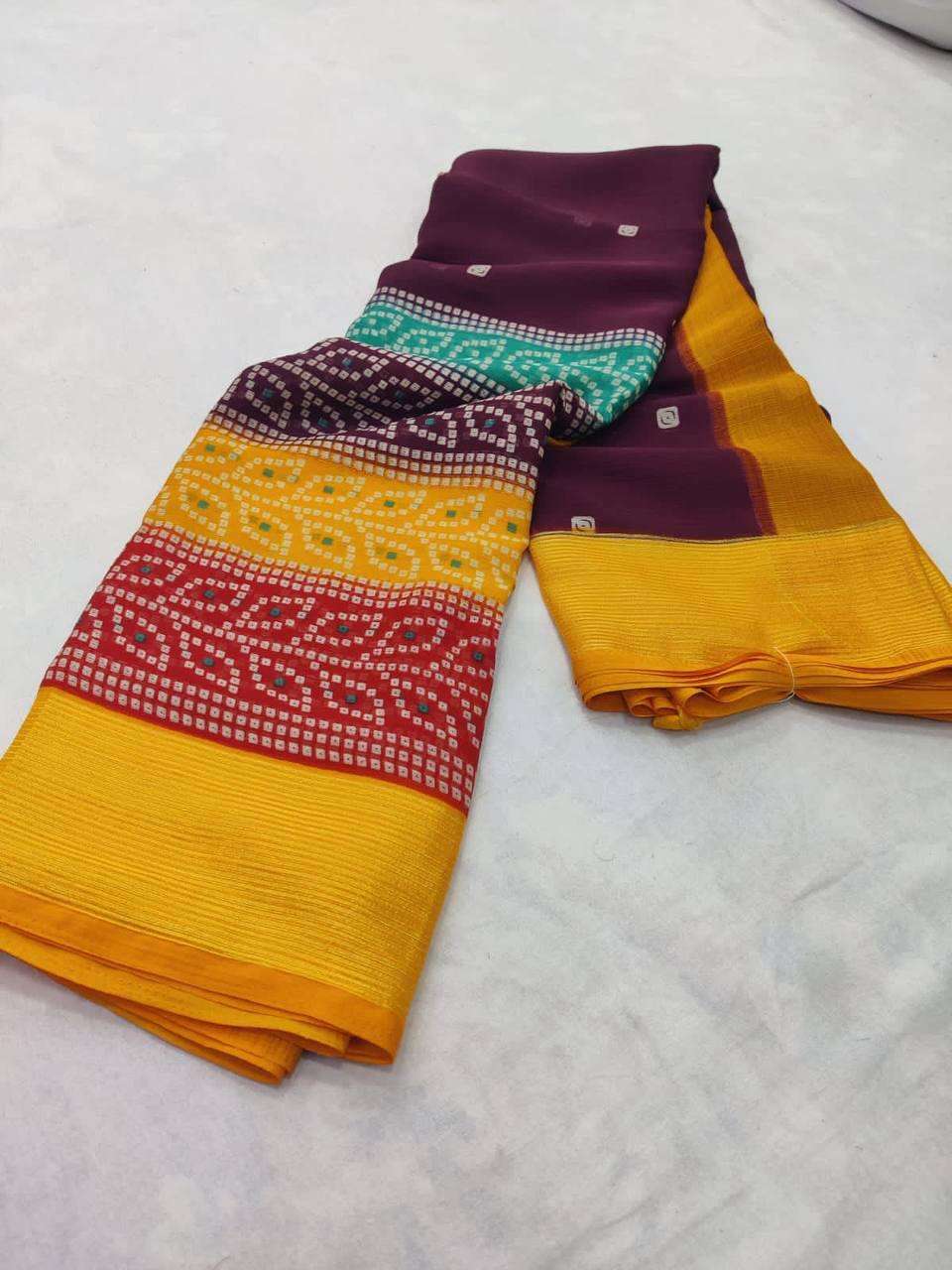 BUTTERFLY VOL-2 BY SHREE MATARAM 201 TO 210 SERIES INDIAN TRADITIONAL WEAR COLLECTION BEAUTIFUL STYLISH FANCY COLORFUL PARTY WEAR & OCCASIONAL WEAR CHIFFON PRINTED SAREES AT WHOLESALE PRICE