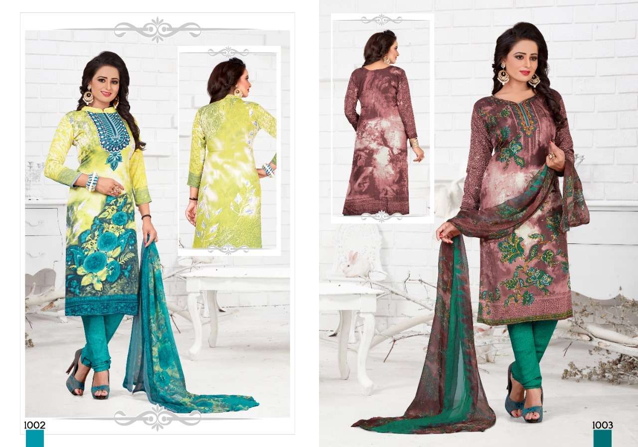 TANYA VOL-30 BY SKT SUITS 1001 TO 1016 SERIES BEAUTIFUL STYLISH SUITS FANCY COLORFUL CASUAL WEAR & ETHNIC WEAR & READY TO WEAR AMERICAN PRINTED DRESSES AT WHOLESALE PRICE