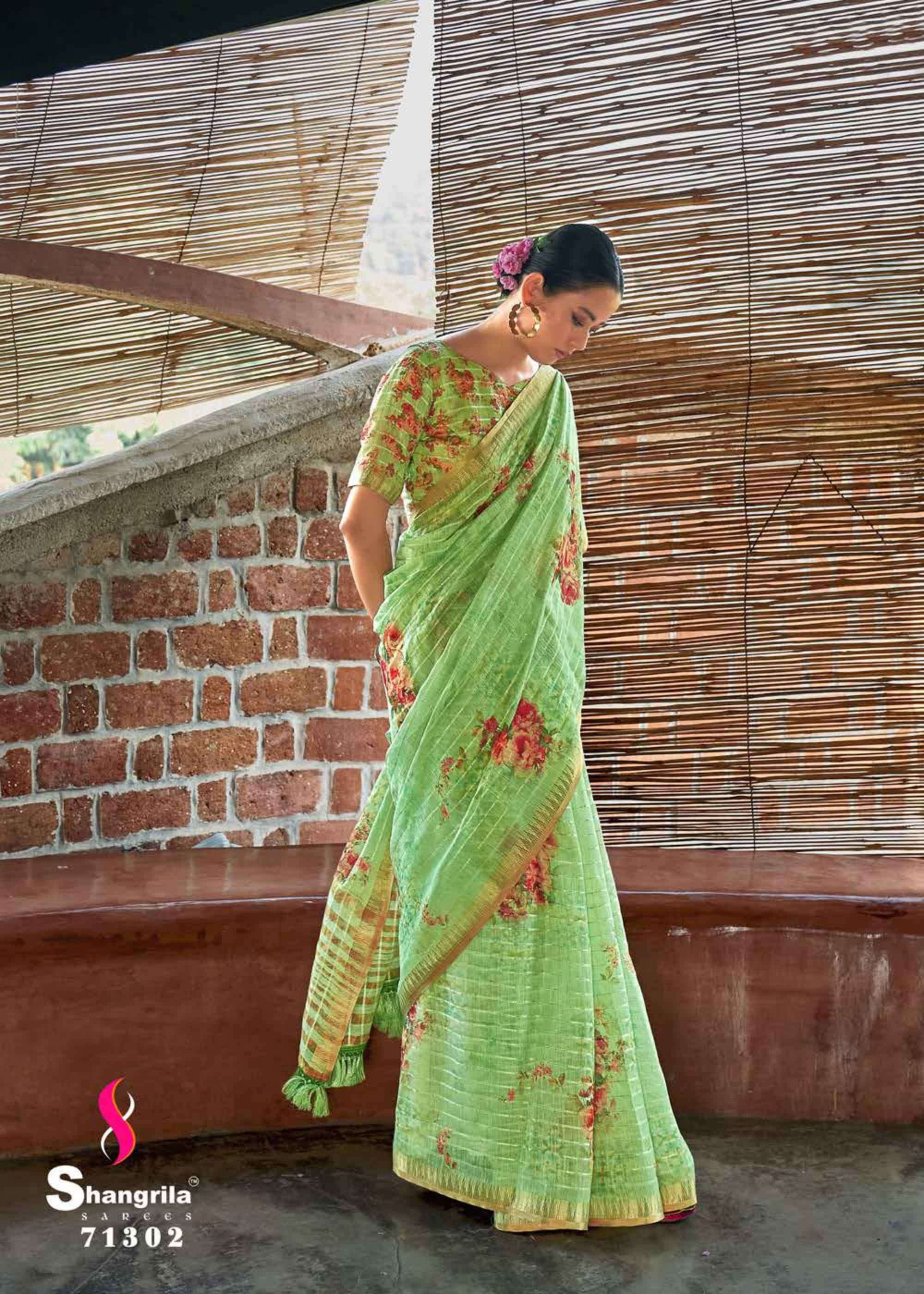 APSARA SEQUINS BY SHANGRILA 71301 TO 71308 SERIES INDIAN TRADITIONAL WEAR COLLECTION BEAUTIFUL STYLISH FANCY COLORFUL PARTY WEAR & OCCASIONAL WEAR FANCY SAREES AT WHOLESALE PRICE