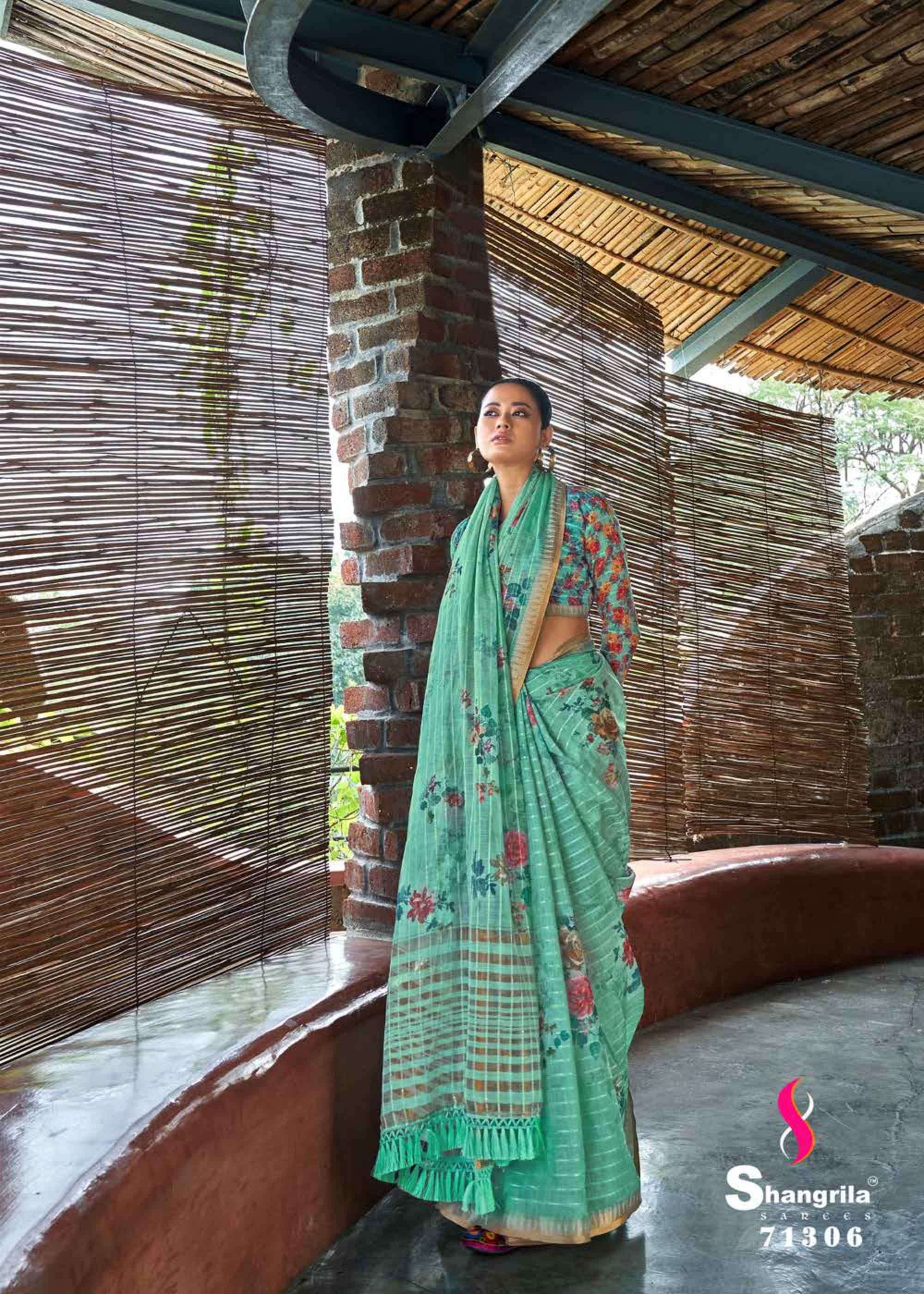 APSARA SEQUINS BY SHANGRILA 71301 TO 71308 SERIES INDIAN TRADITIONAL WEAR COLLECTION BEAUTIFUL STYLISH FANCY COLORFUL PARTY WEAR & OCCASIONAL WEAR FANCY SAREES AT WHOLESALE PRICE