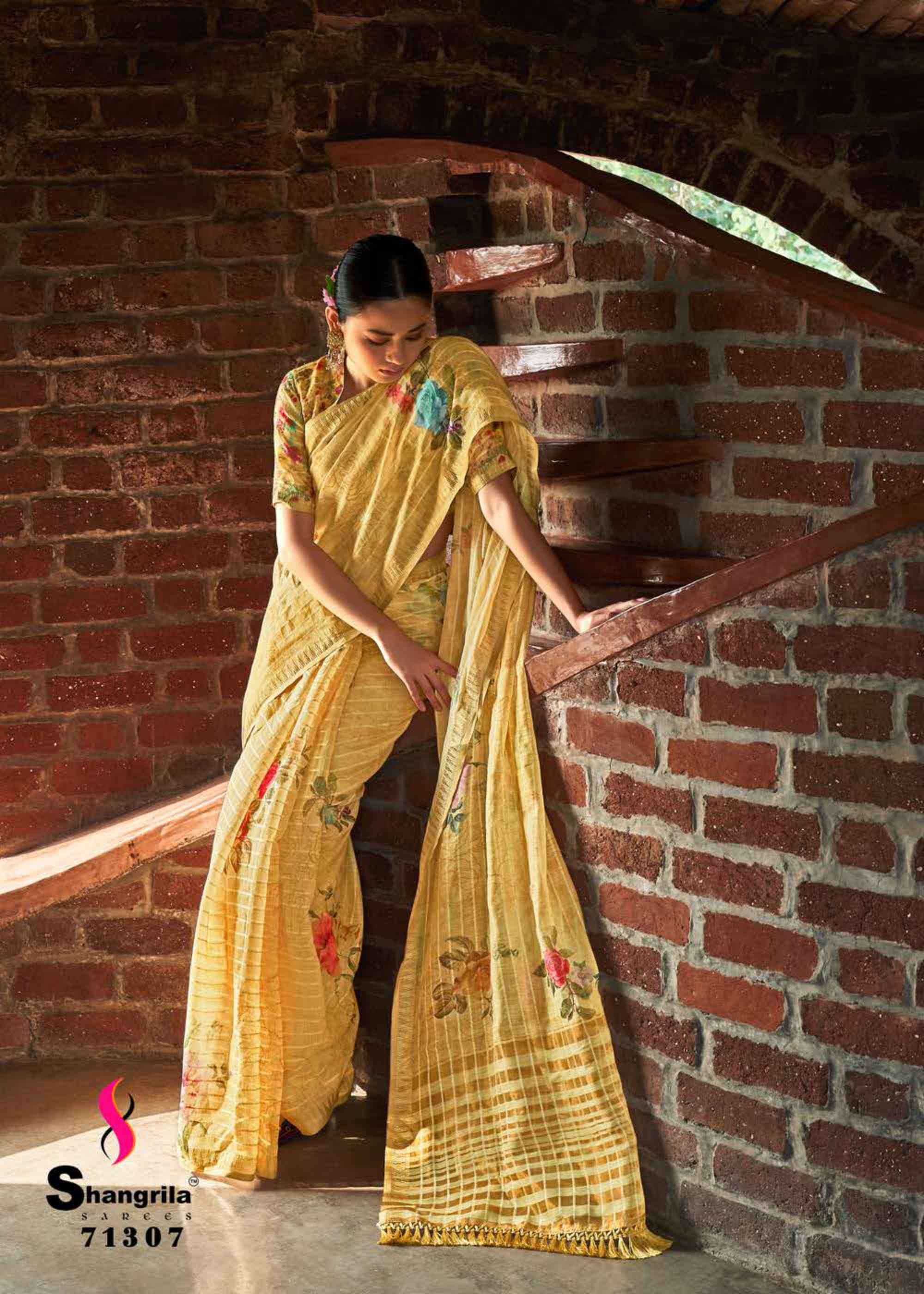 APSARA SEQUINS BY SHANGRILA 71301 TO 71308 SERIES INDIAN TRADITIONAL WEAR COLLECTION BEAUTIFUL STYLISH FANCY COLORFUL PARTY WEAR & OCCASIONAL WEAR FANCY SAREES AT WHOLESALE PRICE