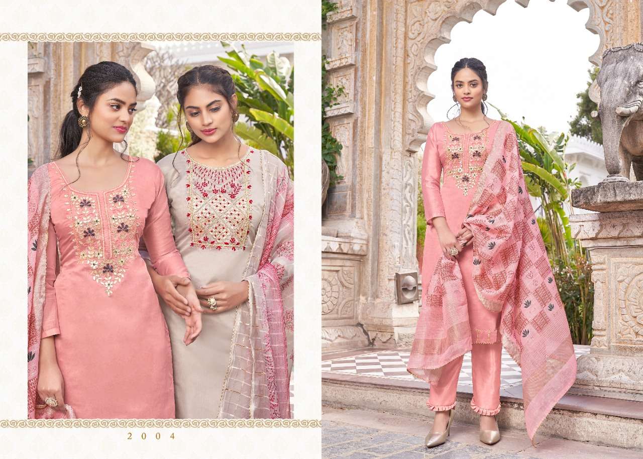 MANN MAHEK VOL-2 BY 7 CLOUDS 2001 TO 2006 SERIES BEAUTIFUL SUITS COLORFUL STYLISH FANCY CASUAL WEAR & ETHNIC WEAR PURE BANARASI DRESSES AT WHOLESALE PRICE