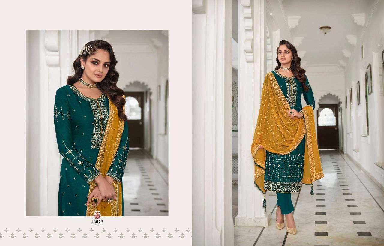 MANNAT BY ZISA 13071 TO 13076 SERIES BEAUTIFUL SUITS COLORFUL STYLISH FANCY CASUAL WEAR & ETHNIC WEAR MINI SILK DRESSES AT WHOLESALE PRICE