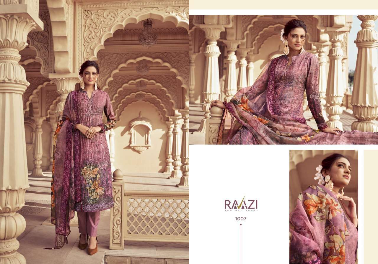 AISHA BY RAMA FASHION 1001 TO 1008 SERIES BEAUTIFUL SUITS COLORFUL STYLISH FANCY CASUAL WEAR & ETHNIC WEAR CHINNON PRINT DRESSES AT WHOLESALE PRICE